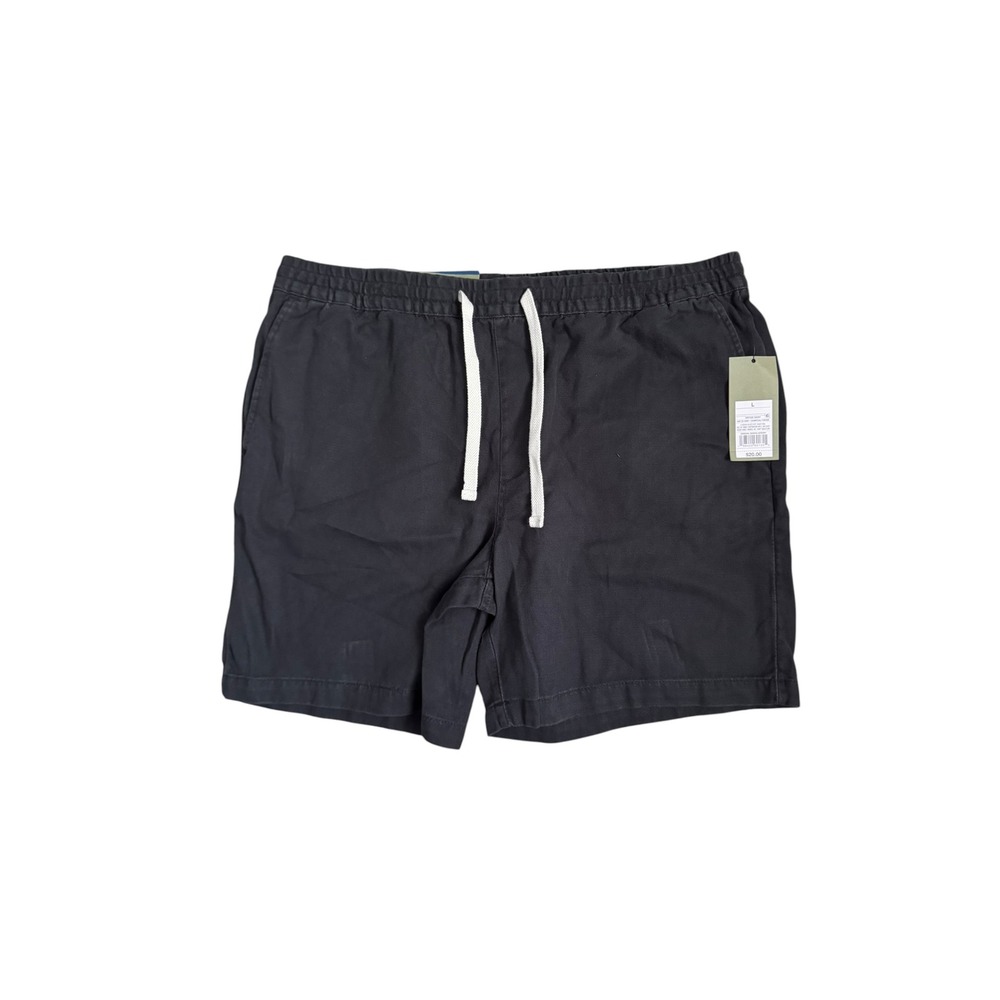 Goodfellow & Co Mens Vintage Pull-On Shorts Charcoal Black 7" Inseam Size L NWT